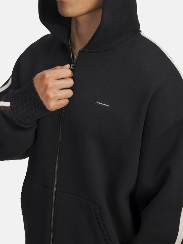 Under Armour Pánská mikina Under Armour UA Icon Heavy Rib FZ-BLK