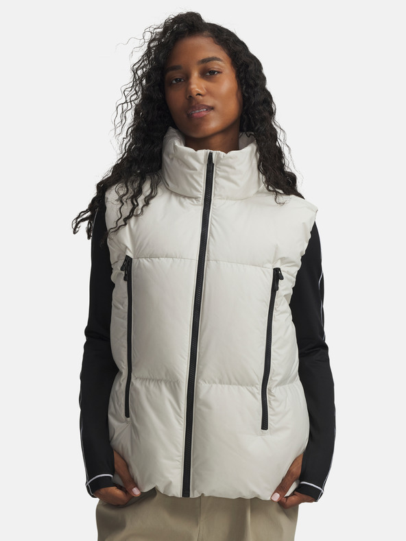 Under Armour Dámská vesta Under Armour Limitless Down Puffer Vest-WHT
