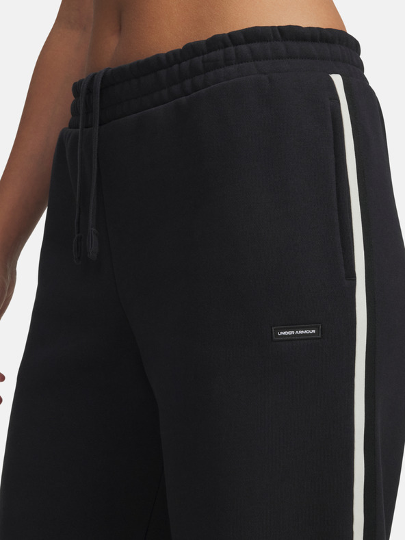 Under Armour Dámské sportovní kalhoty Under Armour Icon HWT Flc Puddle Pant-BLK