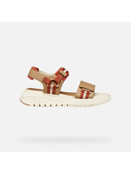 Geox Béžové dámské sandály Geox Flextride S