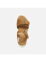 Geox Hnědé dámské sandály Geox Spherica Ecub-3 S