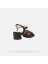 Geox Černé dámské sandály Geox New Eraklia 50
