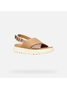 Geox Béžové dámské sandály Geox Xand 2.1S