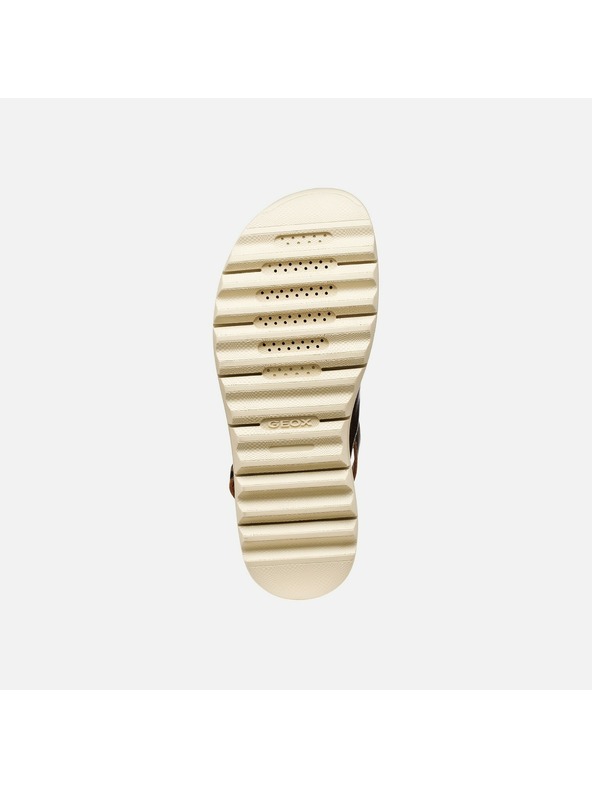 Geox Béžové dámské sandály Geox Xand 2.1S