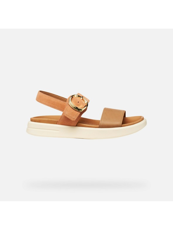 Geox Světle hnědé dámské sandály Geox Xand 2S
