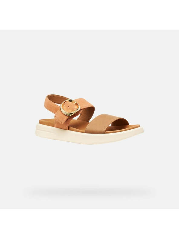 Geox Světle hnědé dámské sandály Geox Xand 2S