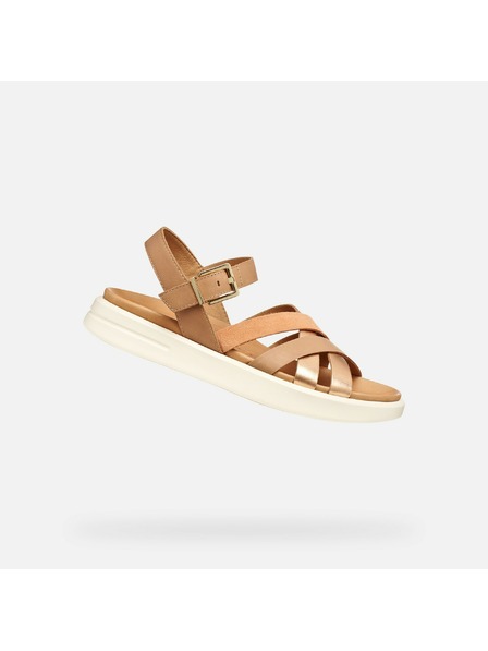 Geox Béžové dámské sandály Geox Xand 2S