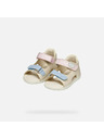 Geox Béžové dívčí sandály Geox Sandal Macchia