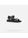 Geox Černé dívčí sandály Geox Sandal Foammentera