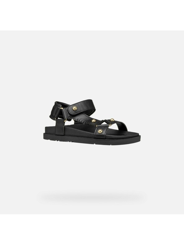 Geox Černé dívčí sandály Geox Sandal Foammentera
