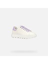 Geox Bílé dívčí tenisky Geox Puffypop