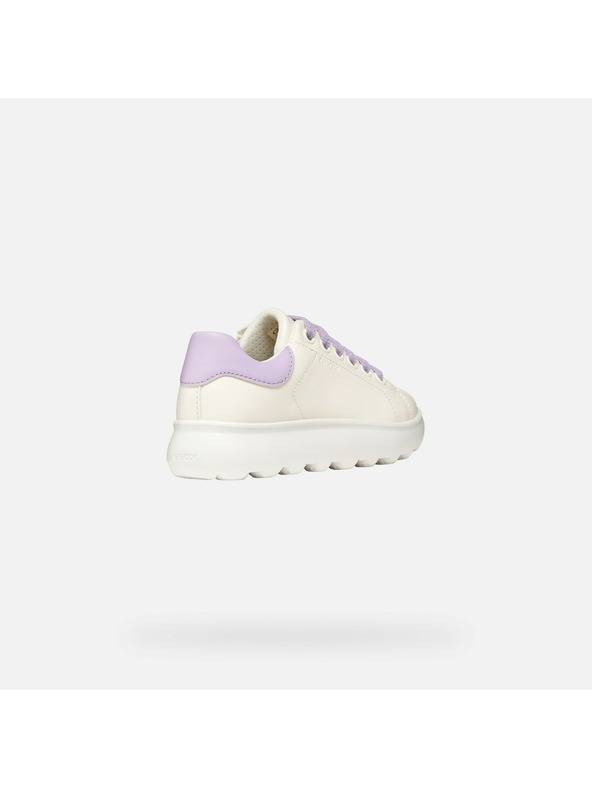 Geox Bílé dívčí tenisky Geox Puffypop