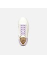 Geox Bílé dívčí tenisky Geox Puffypop