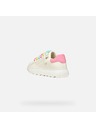 Geox Bílé dívčí tenisky Geox Puffypop