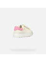 Geox Bílé dívčí tenisky Geox Puffypop