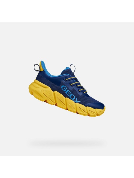 Geox Tmavě modré chlapecké tenisky Geox Flexyper Fast