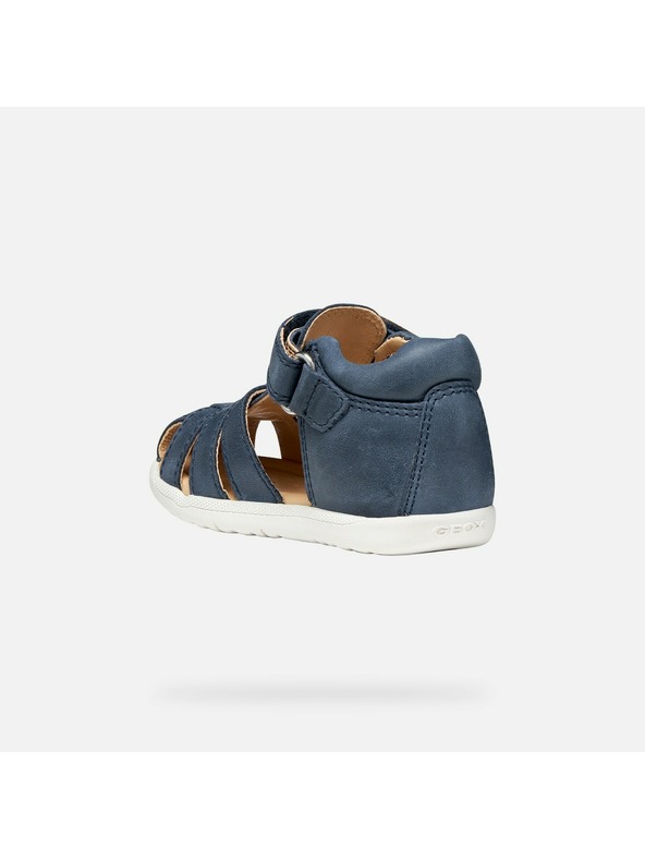 Geox Tmavě modré chlapecké boty pro první krůčky Geox Sandal Macchia