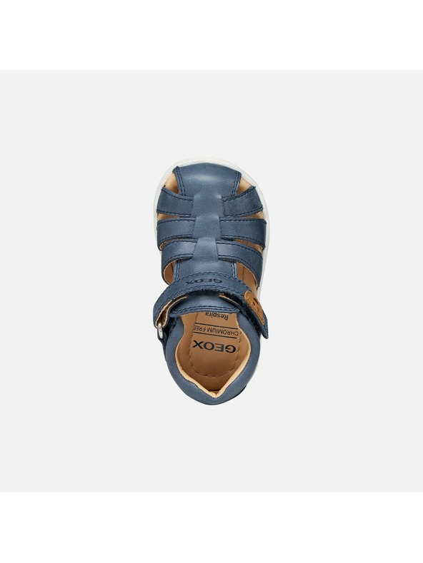 Geox Tmavě modré chlapecké boty pro první krůčky Geox Sandal Macchia