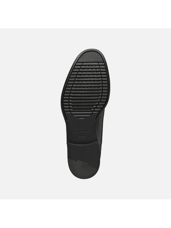 Geox Černá pánská společenská obuv Geox Barberigo