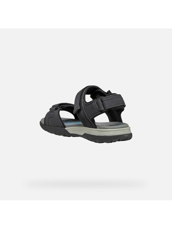 Geox Černé pánské sandály Geox Spherica EC5