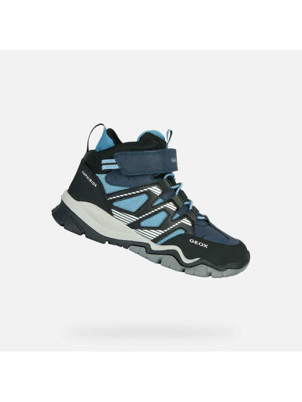 Geox Tmavě modré chlapecké tenisky Geox Montrack B ABX