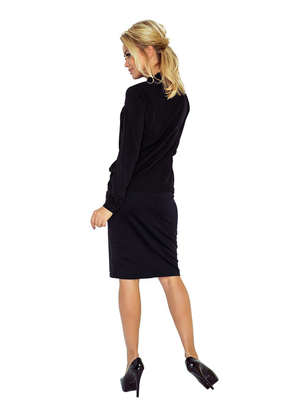 numoco Blůza s vazbou - cerny