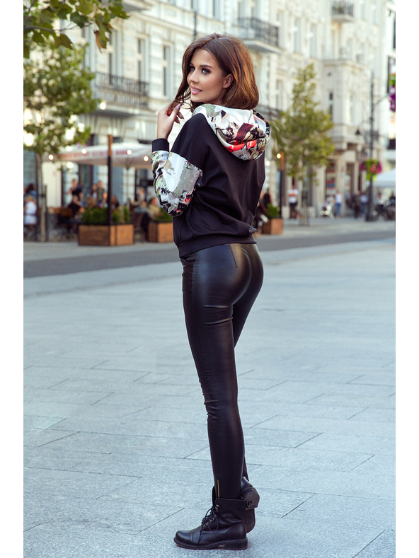 numoco Klokaní mikina s barevnými vložkami