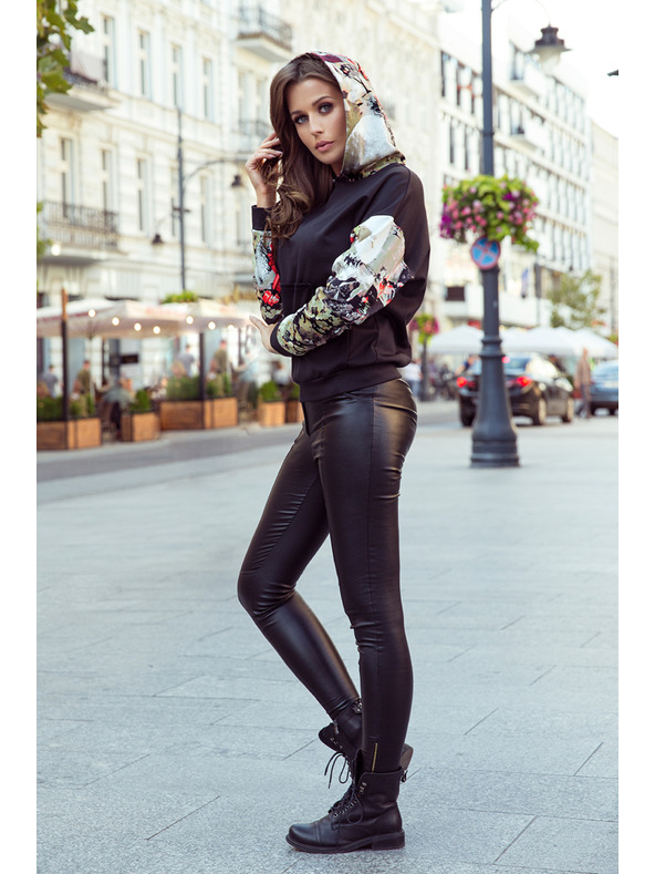 numoco Klokaní mikina s barevnými vložkami