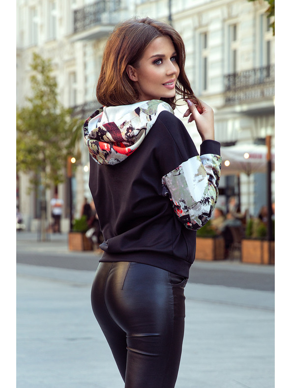 numoco Klokaní mikina s barevnými vložkami