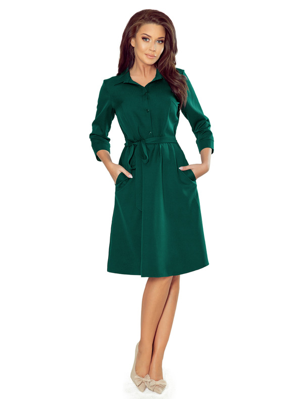 numoco SANDY Šaty - zelené