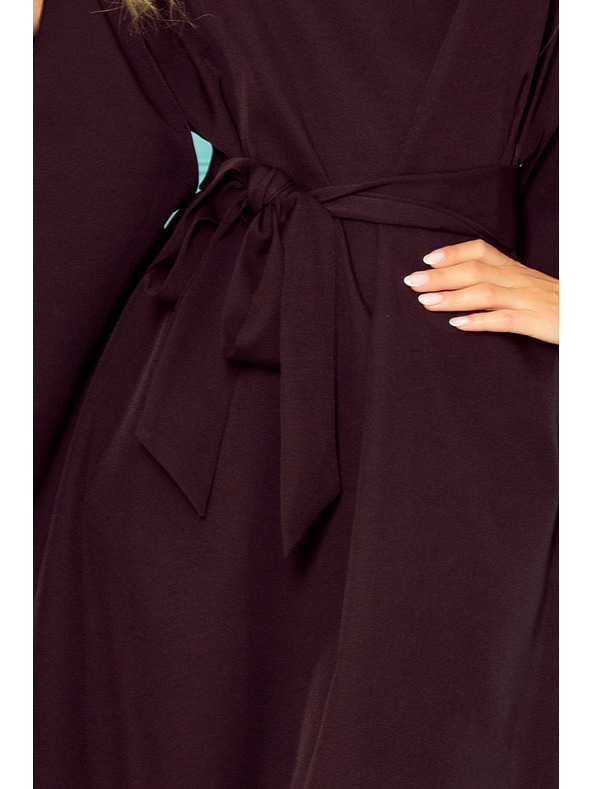 numoco SOFIA Motýlkové šaty - černé