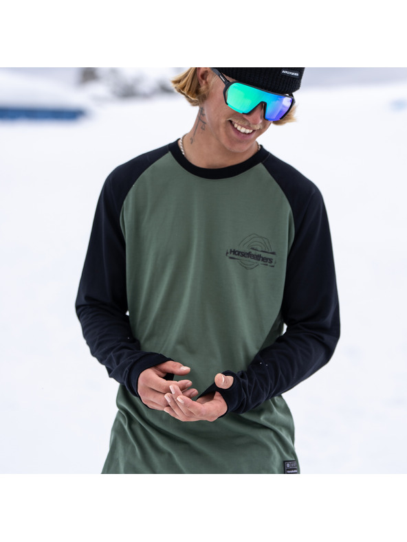 Horsefeathers Triko Shank LS - thyme