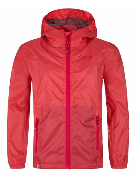 Kilpi Dívčí lehká nepromokavá bunda Kilpi DENERI-JG Růžová