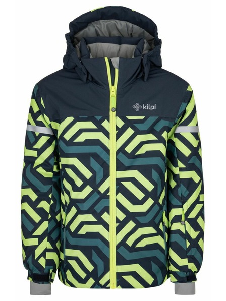 Kilpi Chlapecká lyžařská bunda Kilpi ATENI-JB Tmavě zelená