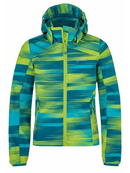 Kilpi Chlapecká softshellová bunda Kilpi RAVIO-J Tyrkysová