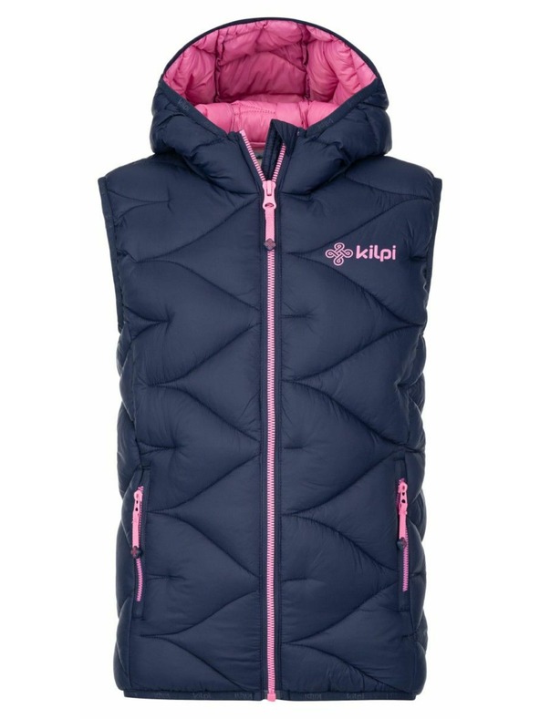 Kilpi Dívčí zateplená vesta Kilpi TOMM-JG Tmavě modrá
