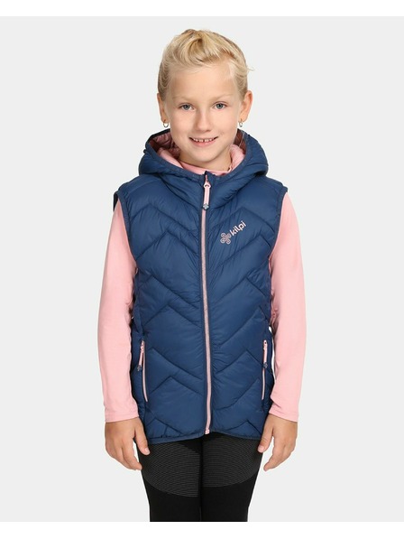 Kilpi Dívčí zateplená vesta Kilpi TOMM-JG Tmavě modrá