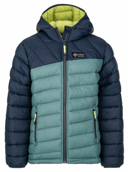 Kilpi Chlapecká zimní prošívaná bunda Kilpi REBEKI-JB Tmavě zelená