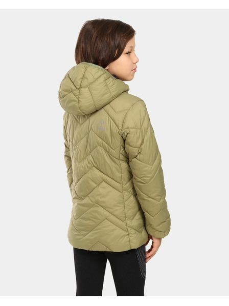 Kilpi Dětská zateplená bunda Kilpi REBEKI-JB Zelená