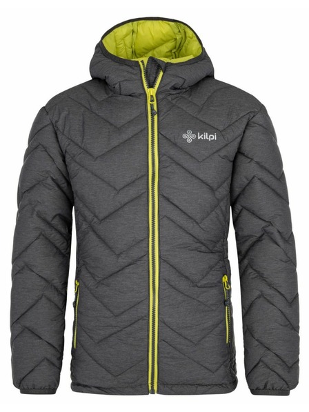 Kilpi Chlapecká zimní prošívaná bunda Kilpi REBEKI-JB Tmavě šedá