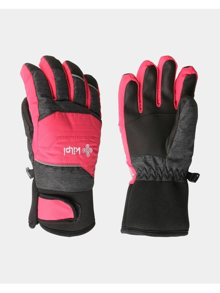 Kilpi Dětské prstové lyžařské rukavice Kilpi SKIMI-J Růžová
