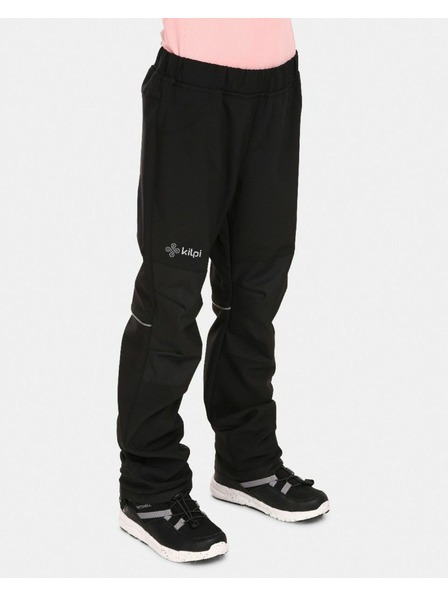 Kilpi Dětské osoftshellové kalhoty Kilpi RIZO-J Černá