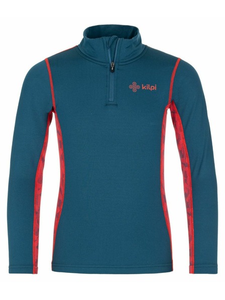 Kilpi Dětské funkční triko s dlouhým rukávem Kilpi WILLIE-J Tyrkysová