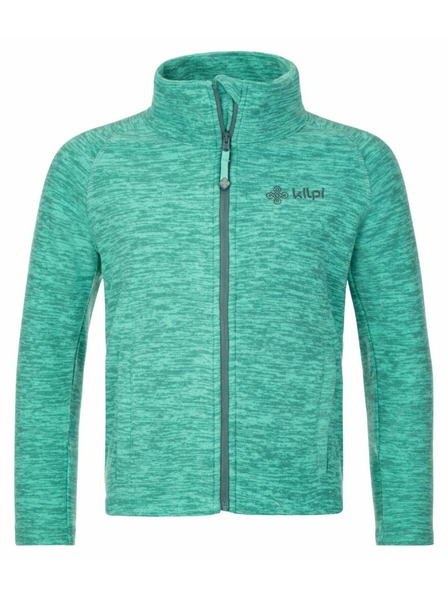 Kilpi Dětská fleecová mikina Kilpi ALACANT-J Tyrkysová