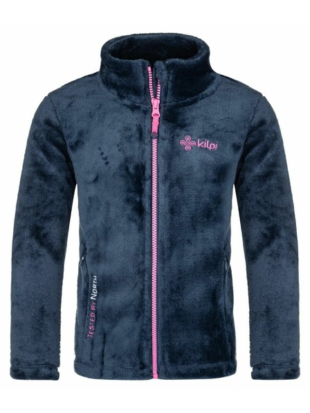 Kilpi Dívčí hřejivá mikina bez kapuce Kilpi ERIN-JG Tmavě modrá