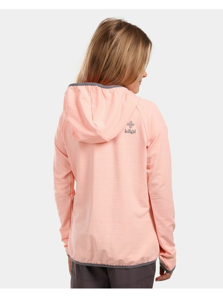 Kilpi Dívčí lehká sportovní mikina s kapucí Kilpi MEMPHIS-JG Korálová