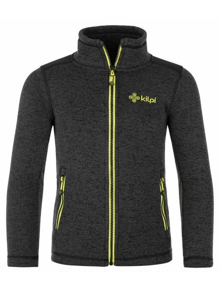 Kilpi Chlapecký celorozepínací svetr Kilpi REGIN-JB Tmavě šedá