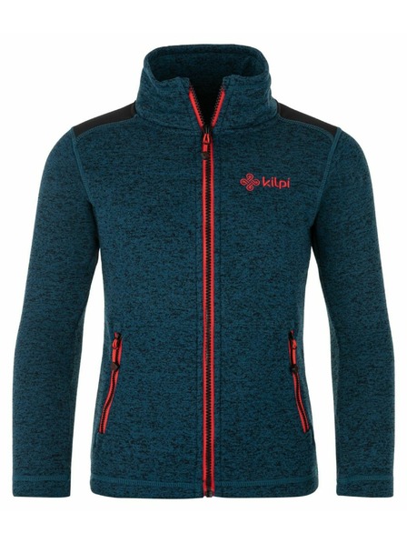 Kilpi Chlapecký celorozepínací svetr Kilpi REGIN-JB Tyrkysová