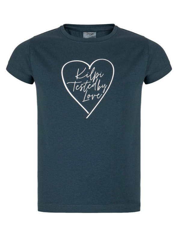 Kilpi Dívčí bavlněné tričko Kilpi ALBION-JG Tmavě modrá