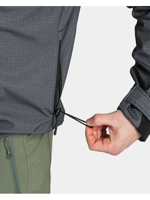 Kilpi Pánská softshellová bunda Kilpi RAVIO-M Tmavě šedá